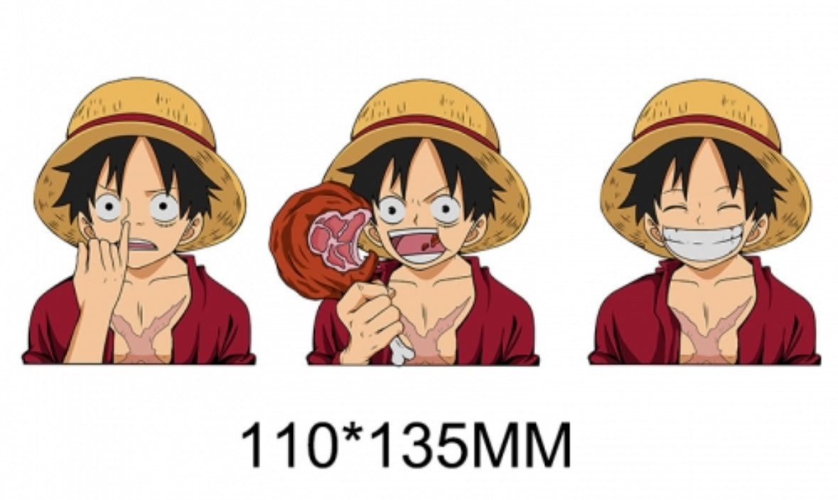 3 style One Piece Anime 3D sticker