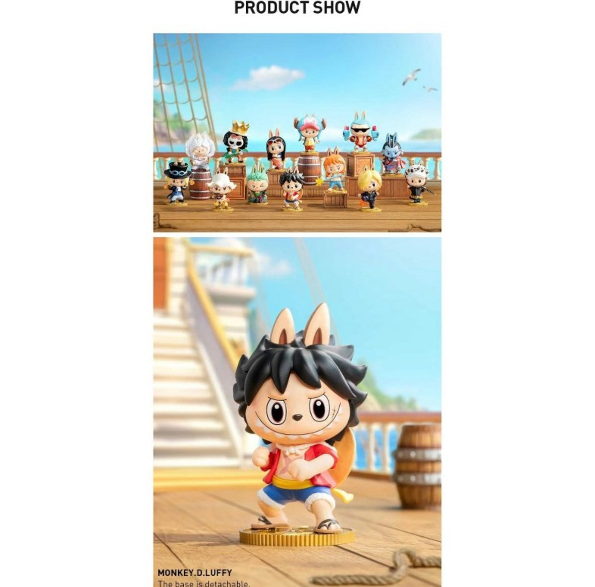 Pop mart: The Monsters x One Piece