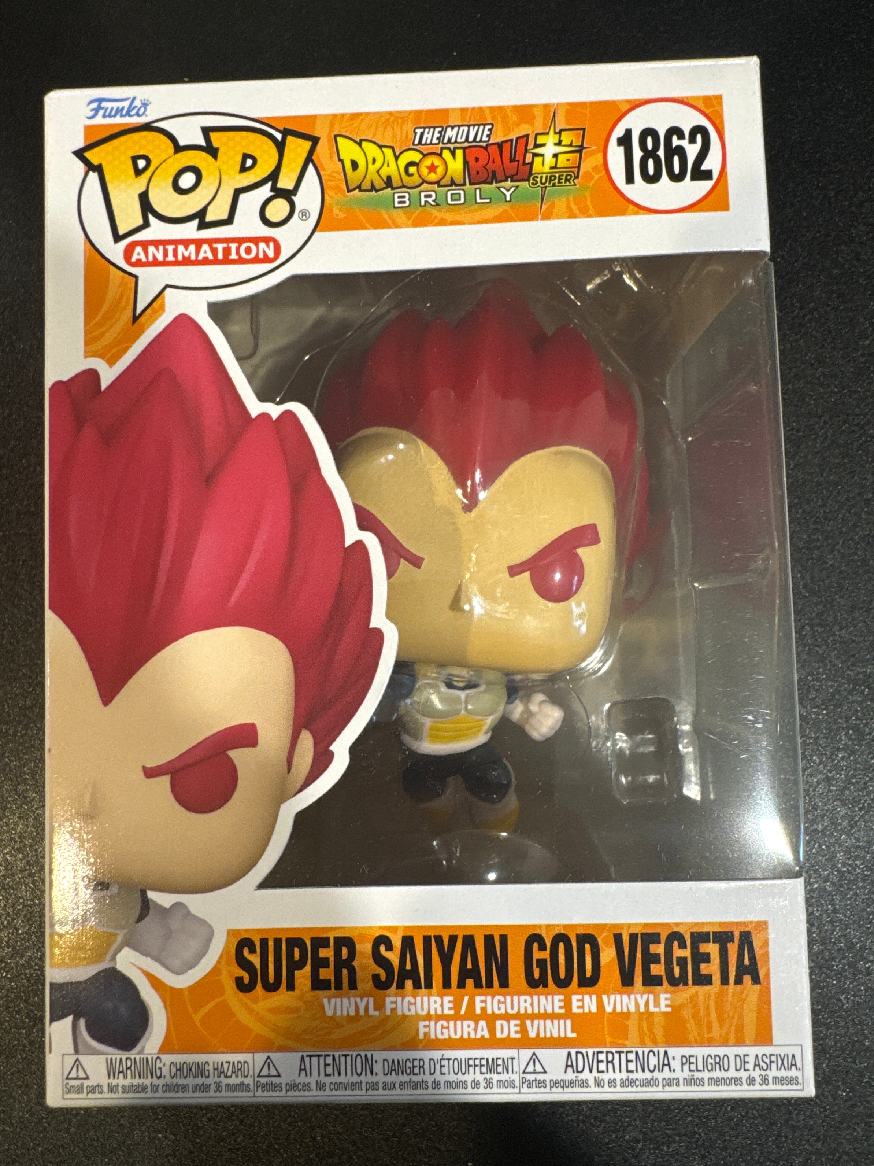 Funko Pop! Dragon Ball Super – Super Saiyan God Vegeta #1862